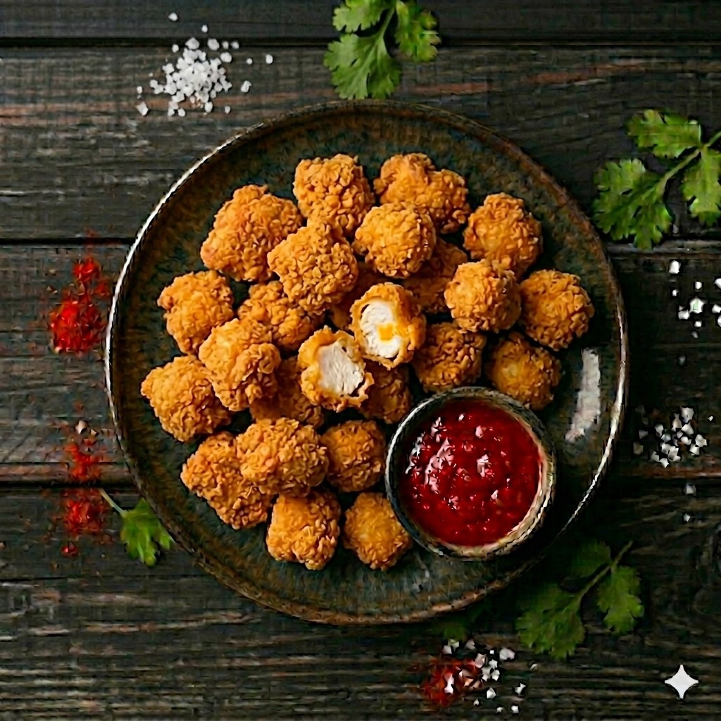 Chicken Popcorn — The Appetite Momos, Thane West