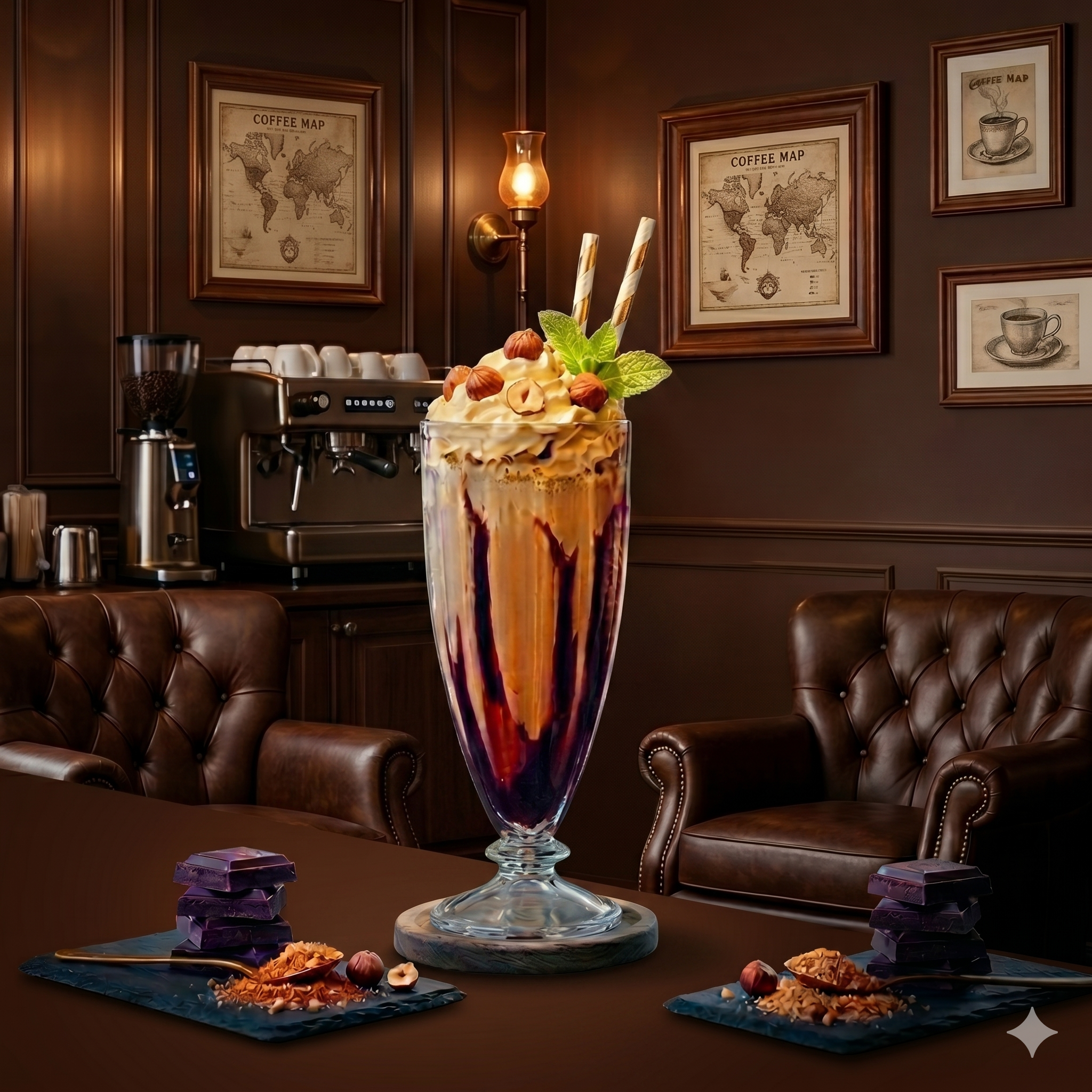Hazelnut Cold Coffee — The Appetite Momos, Thane West