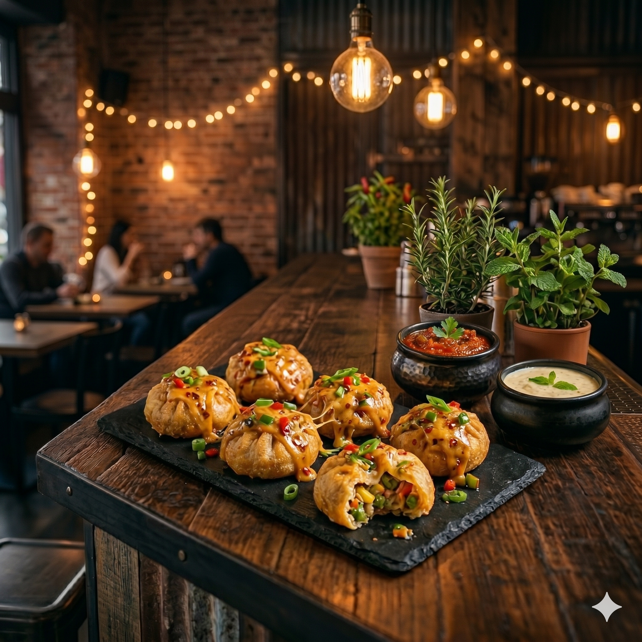 Peri Peri Veg — The Appetite Momos, Thane West