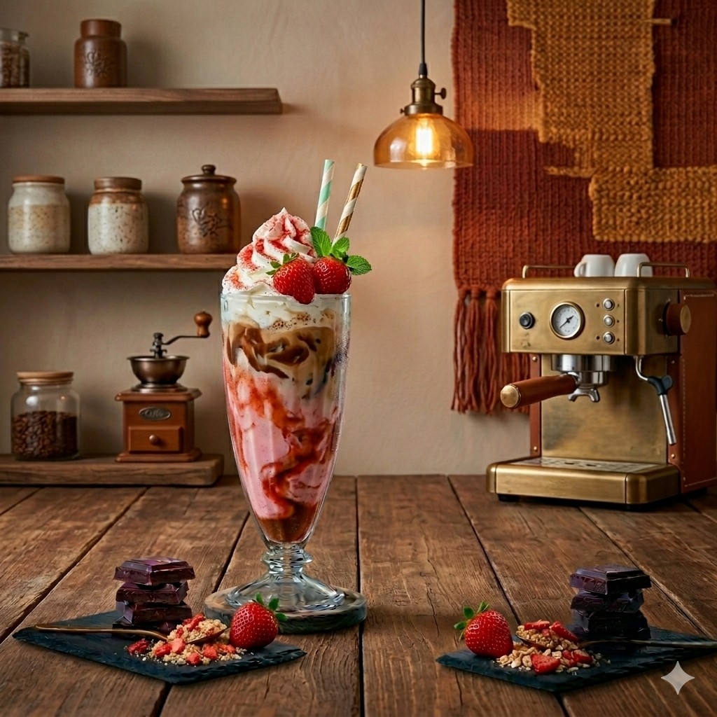 Strawberry Swirl — The Appetite Momos, Thane West